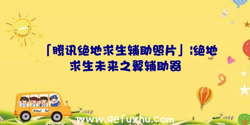 「腾讯绝地求生辅助照片」|绝地求生未来之翼辅助器